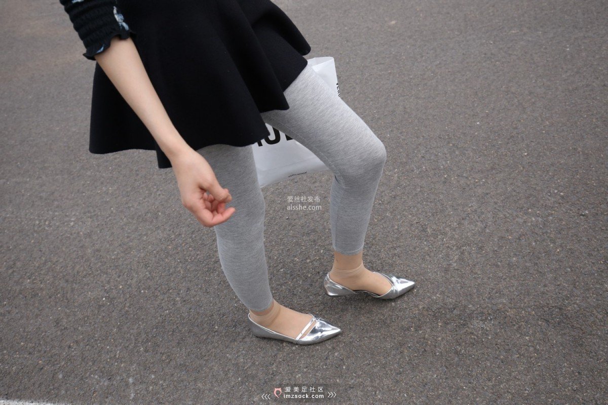 图片[157]-MZSOCK NO.233-2018年-舞蹈系 灰色打底裤 短丝小姐姐 【下部】-集美图