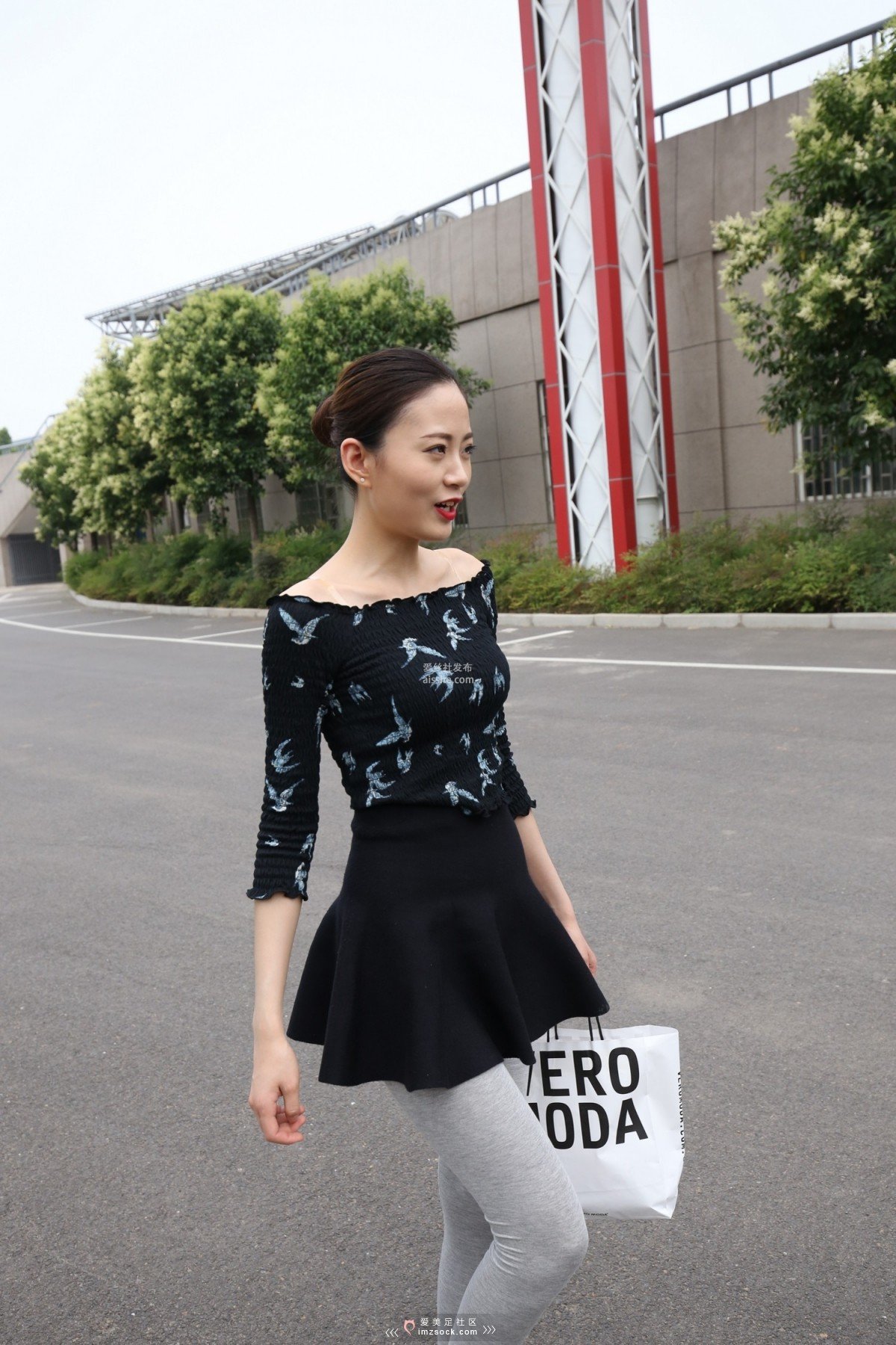 图片[159]-MZSOCK NO.233-2018年-舞蹈系 灰色打底裤 短丝小姐姐 【下部】-集美图