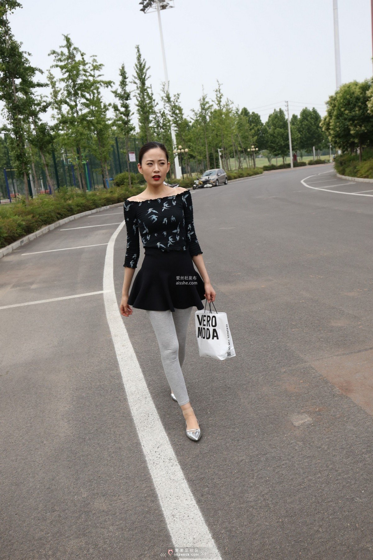 图片[162]-MZSOCK NO.233-2018年-舞蹈系 灰色打底裤 短丝小姐姐 【下部】-集美图