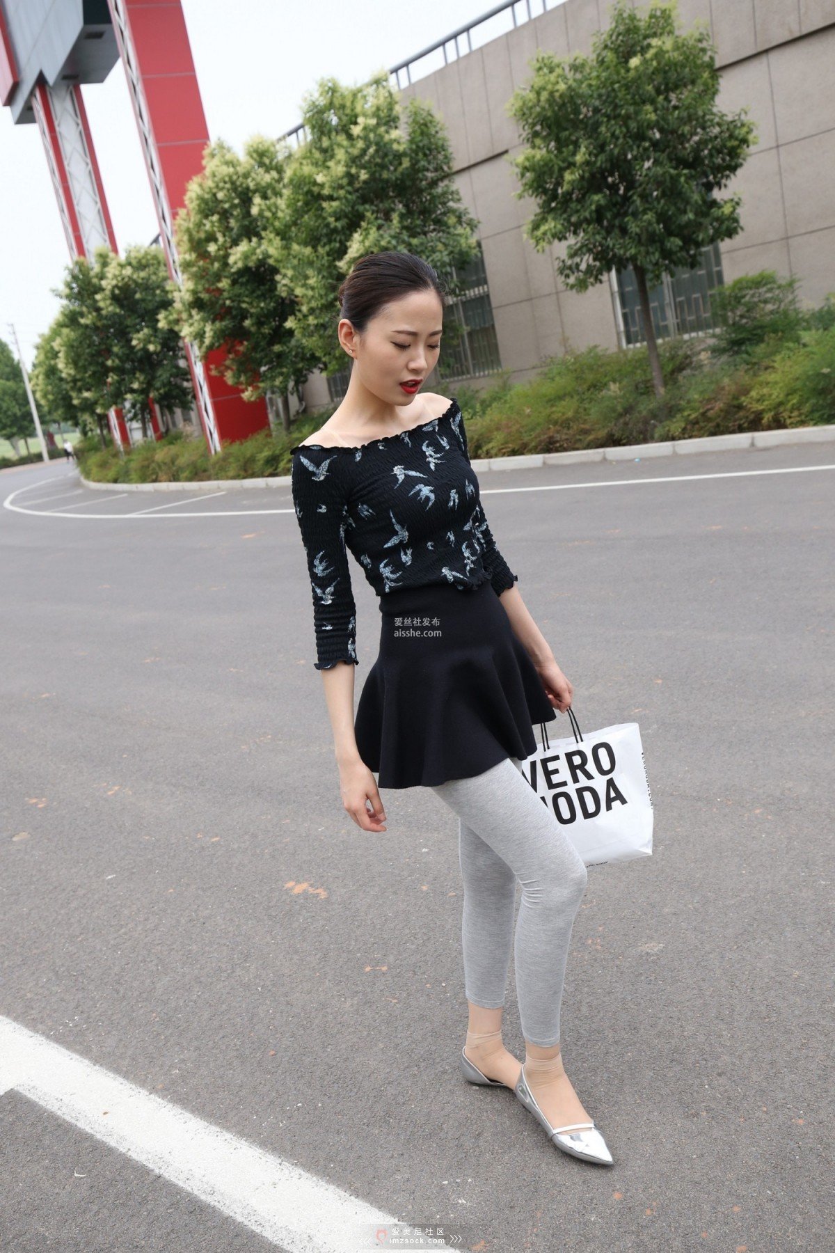 图片[164]-MZSOCK NO.233-2018年-舞蹈系 灰色打底裤 短丝小姐姐 【下部】-集美图