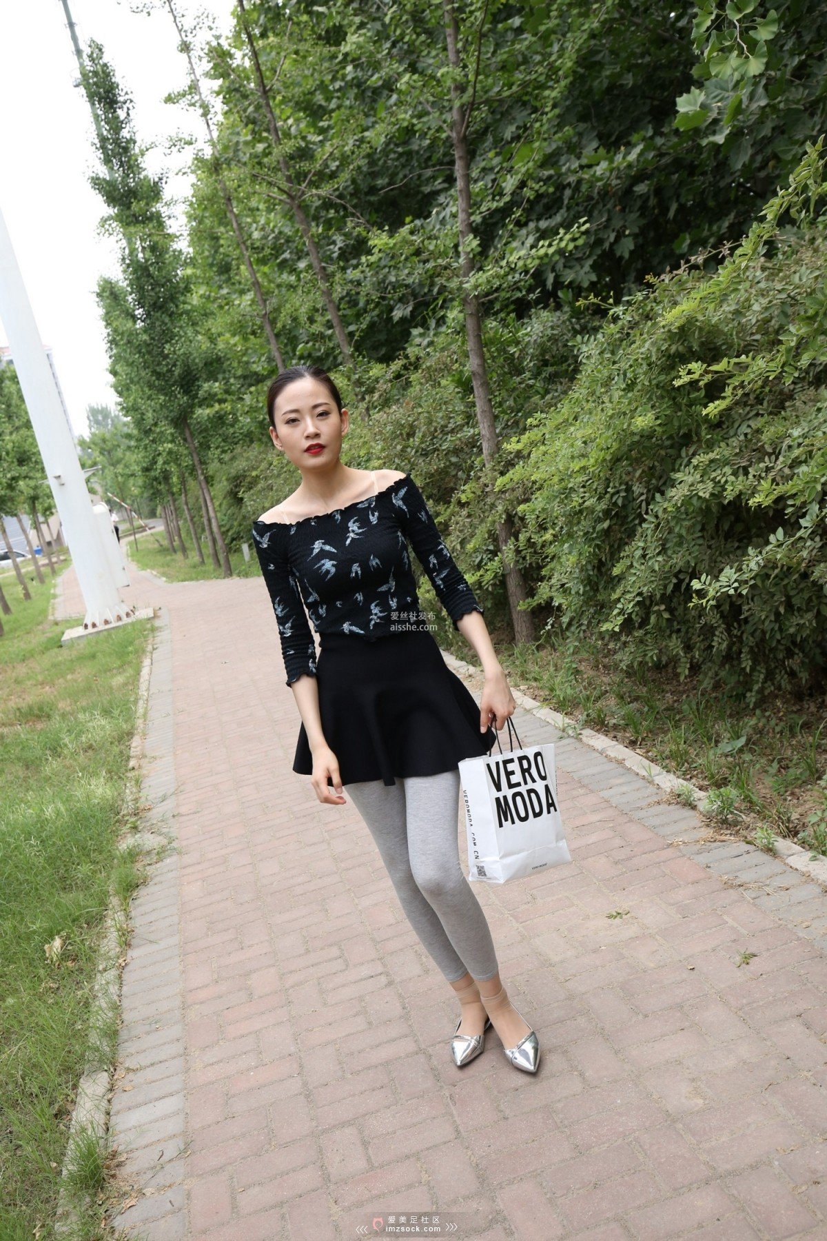 图片[167]-MZSOCK NO.233-2018年-舞蹈系 灰色打底裤 短丝小姐姐 【下部】-集美图