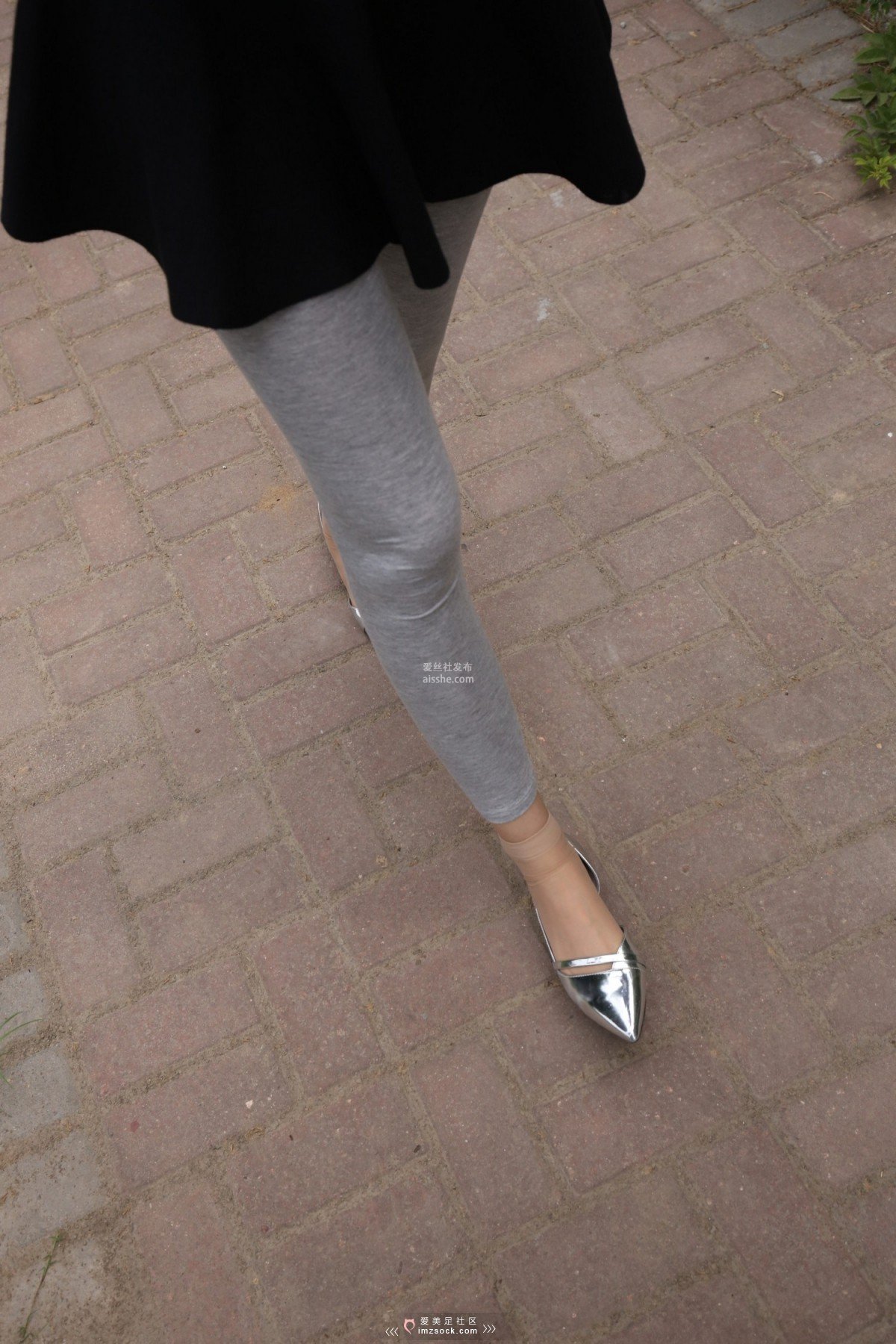 图片[175]-MZSOCK NO.233-2018年-舞蹈系 灰色打底裤 短丝小姐姐 【下部】-集美图