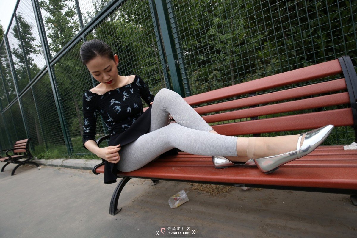 图片[188]-MZSOCK NO.233-2018年-舞蹈系 灰色打底裤 短丝小姐姐 【下部】-集美图