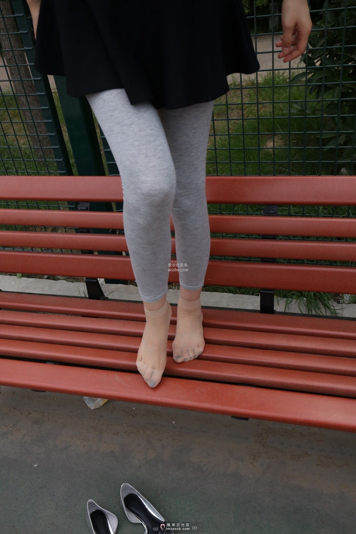 图片[223]-MZSOCK NO.233-2018年-舞蹈系 灰色打底裤 短丝小姐姐 【下部】-集美图