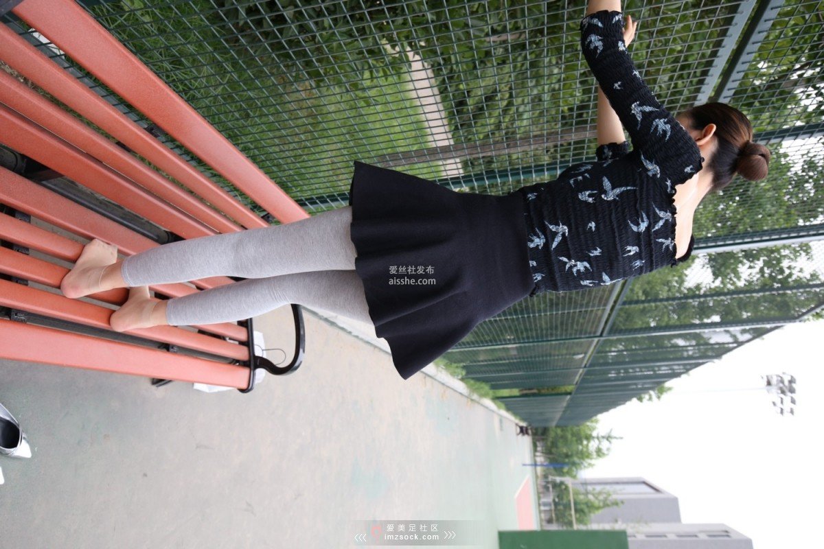 图片[237]-MZSOCK NO.233-2018年-舞蹈系 灰色打底裤 短丝小姐姐 【下部】-集美图