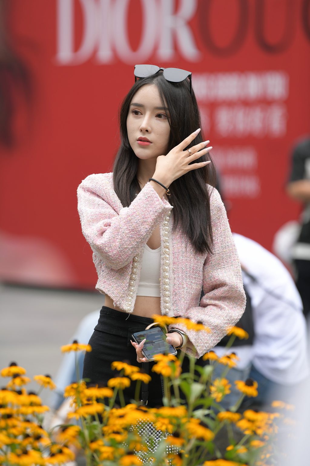 精选街拍作品 NO.2591 甜美优雅小香风