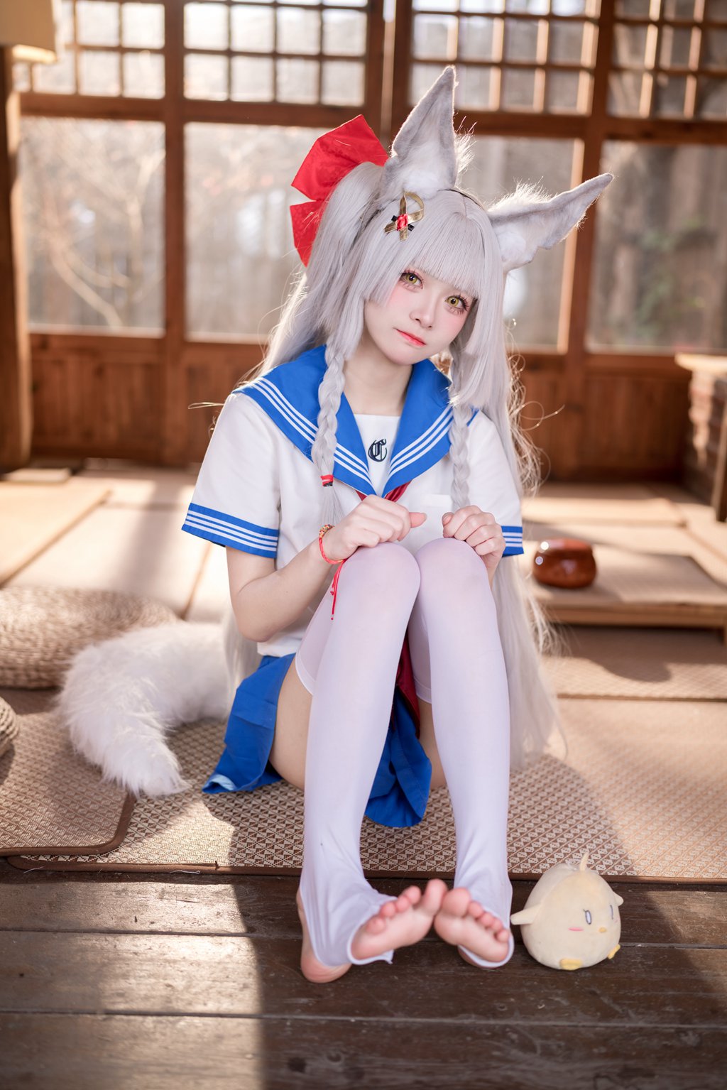 人气Coser@九柒喵 朝凪 JK (碧蓝航线)