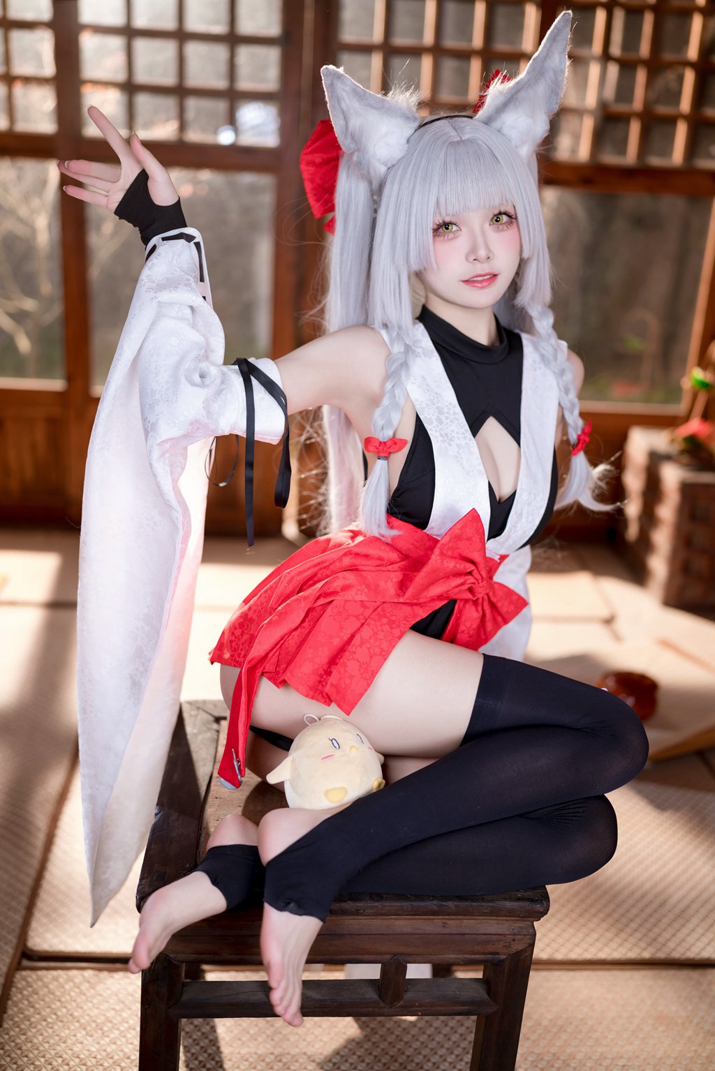 人气Coser@九柒喵 碧蓝航线 朝凪 原皮