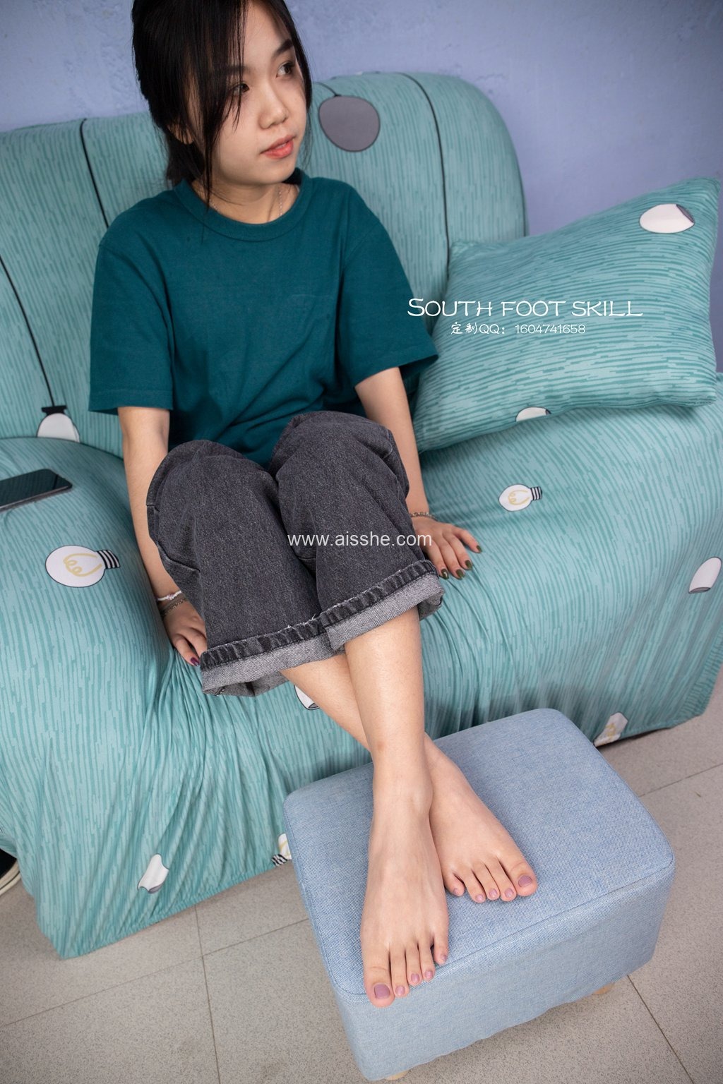 南国足艺 No.074 新模特小溪帆布鞋棉袜美jiao
