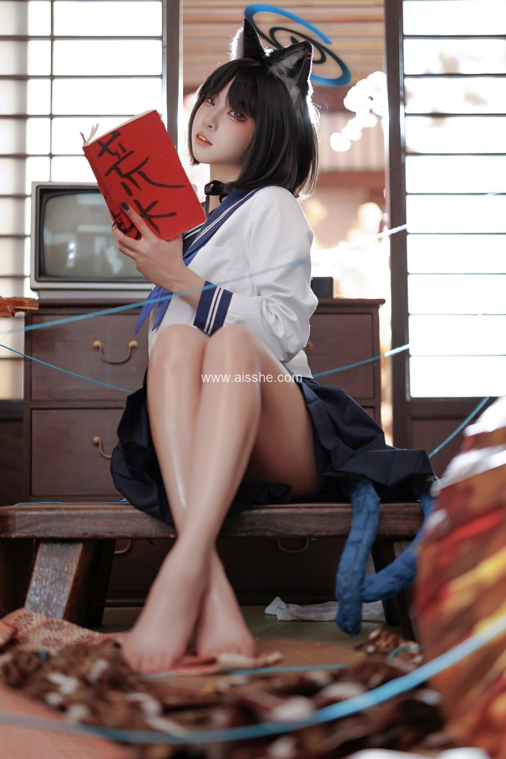 知名动漫博主@纸悦Etsu_ko –桔梗毛线团[