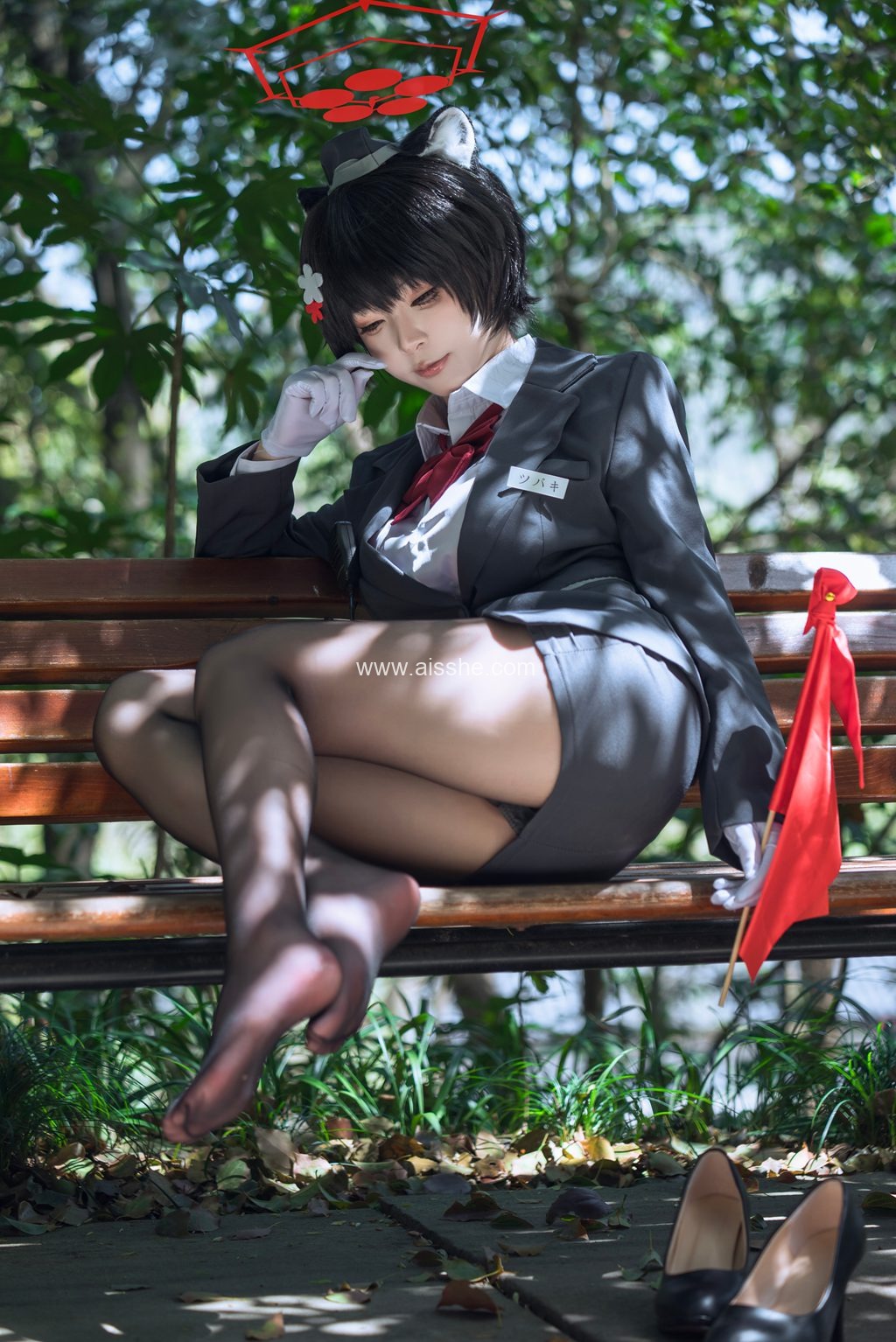 网红Coser@矢量鱼 –  椿导游