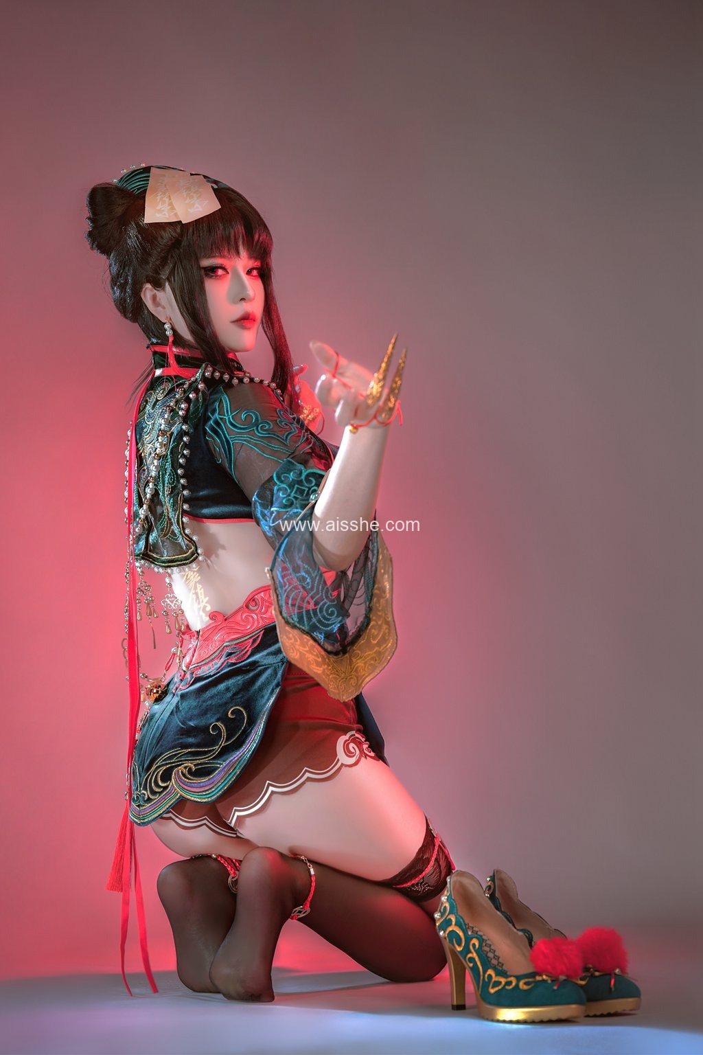 微博人气Coser@半半子 玉玲珑