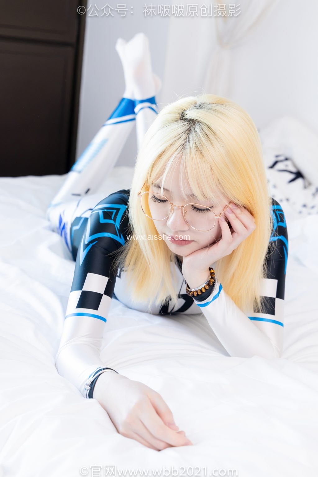 [BoBoSocks袜啵啵] NO.568 小甜豆-连体服、高跟鞋、厚白丝