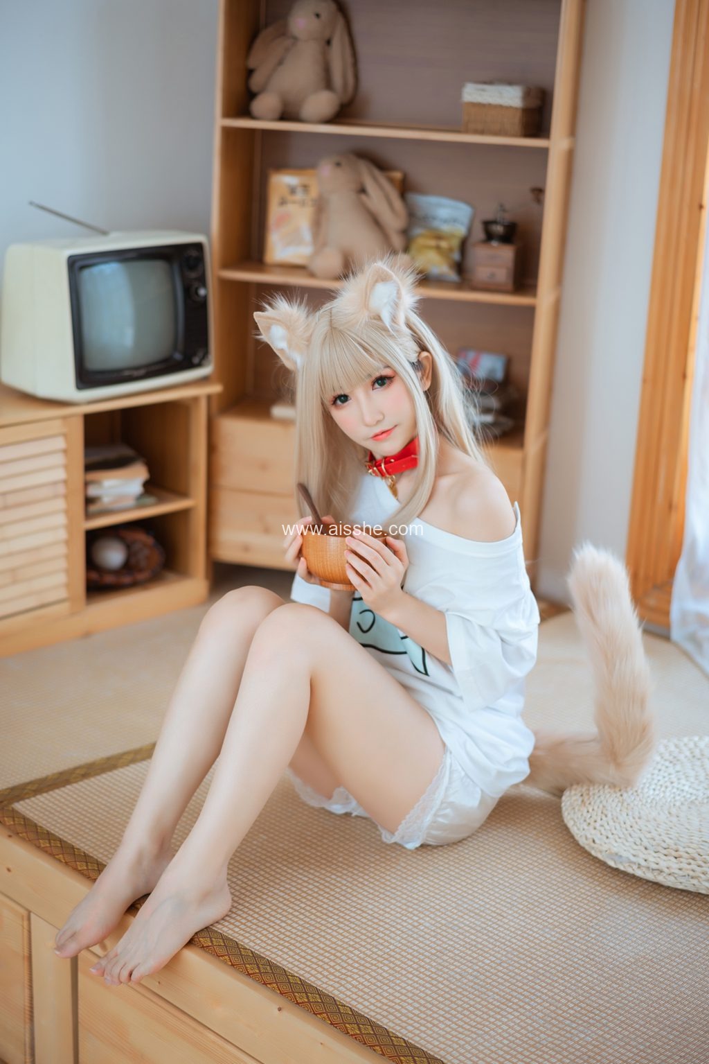 网红Coser@衣衣  40原猫娘-黄豆粉