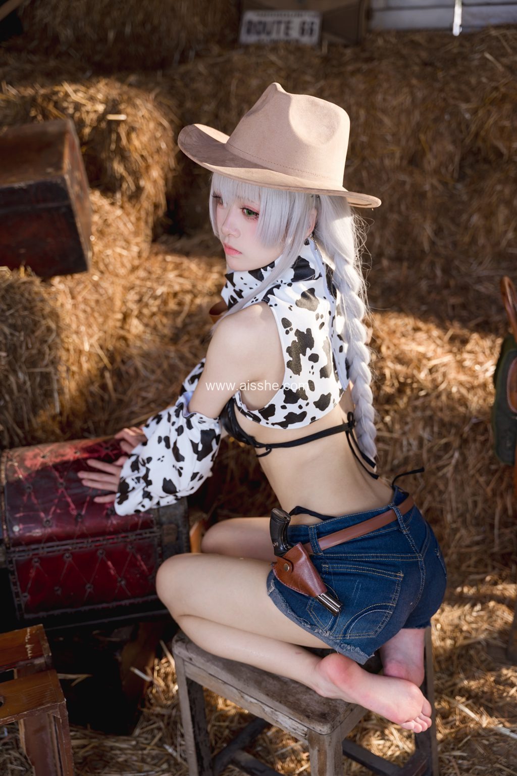 人气Coser@九柒喵 法戈 纯白热潮 (碧蓝航线)